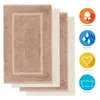 Lavea® 4er Set Badematte 50x80 cm, Badezimmerteppich 100% Produktbild-Vorschau 2