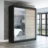 Schwebetürenschrank Kleiderschrank GAP 180 cm Schrank Produktbild-Vorschau 1