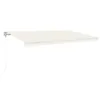 markýza vidaXL Automatic Retractable 500x300 cm Cream Náhled obrázku produktu 1