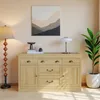 UnboxG Sideboard 135×39,8×80 cm přírodní, kuchyňská a Náhled obrázku produktu 2