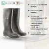 Högert Technik - Arbeitsgummistiefel PVC schwarz OB SRA Produktbild-Vorschau 5