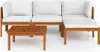 vidaXL 5-tlg. Garten-Lounge-Set mit Kissen Cremefarbenes Produktbild-Vorschau 3