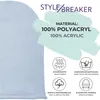 styleBREAKER Uni Beanie Feinstrick Rollrand bis Umfang Produktbild-Vorschau 2