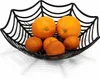 Conchiglia ragnatela decorazione Halloween nera 27 cm - Anteprima dell’immagine prodotto 4