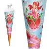 ROTH Schultüte Erdbeerella 70 cm groß - Glitter - rund Produktbild-Vorschau 5