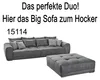Polsterhocker XXL für Big-Sofa 120x120, Federkern Produktbild-Vorschau 6