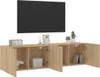 vidaXL TV nástenné skrinky 2 ks Sonoma dub 80x30x41 cm Náhľad obrázku produktu 5