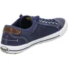 Dockers by Gerli Herren Canvas Sneaker Blau Anteprima dell’immagine prodotto 11