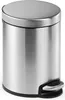 DURABLE Treteimer Edelstahl 5L rund, 340023 silber Produktbild-Vorschau 1