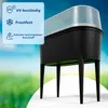 BigDean Hochbeet Balkon mit Abdeckung aus robustem Produktbild-Vorschau 8