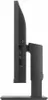 Side view of a black computer monitor on a stand. Produktbild-Vorschau