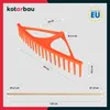 KOTARBAU® Laubrechen Kunststoff 64 cm mit Stiel Heurechen Produktbild-Vorschau 3
