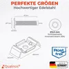 Qualinos Zaunhalter Butterfly & Schrauben M8 x 40 mm (40 Produktbild-Vorschau 6