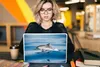 MuchoWow® Laptop Aufkleber Sticker Cover Delfin - Wasser - Produktbild-Vorschau 5