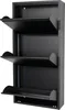 Schuhregal Billy 3, aus robustem Material, Stahl, schwarz, Produktbild-Vorschau 1