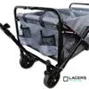 Lacers Petrolline Bollerwagen Faltbarer Handwagen mit 4 Produktbild-Vorschau 2