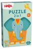 HABA Puzzle 2-in-1 – Elephant, 12 kusov, Zvieratá, 3 rok / Náhľad obrázku produktu 1
