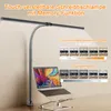 Schreibtischlampe, Klemmleuchte, Doppelkopf Tischlampe, Produktbild-Vorschau 3
