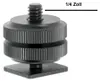 Blitzschuhadapter mit 1/4 Zoll Schraube für zB MagicArm Produktbild-Vorschau 1