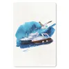 MuchoWow® Mauspad Mousepad Boot - Vogel - Wasser 18x27 cm - Produktbild-Vorschau 1