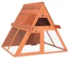 vidaXL Králíkárna 152x127x109,5 cm z masivního jedlového Náhled obrázku produktu 7