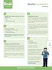 A document with information about GroJa foundations, featuring text, diagrams, and an illustration of a person. Produktbild-Vorschau