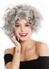 WIG ME UP Perücke Grau Locken Mittelscheitel Kurz Produktbild-Vorschau 3