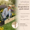 Floranica Bordura per Giardino in legno 10 x 200 cm Natur Anteprima dell’immagine prodotto 5