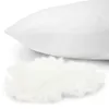 A white pillow and a pile of white filling are shown against a white background. Produktbild-Vorschau