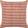 BELIANI Dekokissen 2er Set Rot und Beige Baumwolle 45 x 45 Produktbild-Vorschau 4
