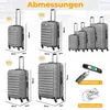KESSER® 4tlg. Hartschalenkofferset Reisekofferset S-M-L-XL, Produktbild-Vorschau 2