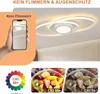 ZMH LED Deckenleuchte Weiß Dimmbar mit Fernbedienung für Produktbild-Vorschau 6
