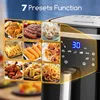 Heißluftfritteuse 7L XXL, Airfryer 1900W, 7 Programmen, Produktbild-Vorschau 2