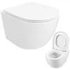 Vaso WC senza bordo, piastra a caduta rallentata, Anteprima dell’immagine prodotto 1