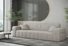 Sofaset Designersofa NANCY 3-2-1 in Stoff Neve Beige Produktbild-Vorschau 5
