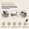 CASARIA® Sitzbank mit Stauraum, Grau – Faltbar, 115 x 40 x Produktbild-Vorschau 5