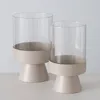 Boltze Windlicht Pallas Leuchter Eisen & Klarglas Beige Produktbild-Vorschau 11