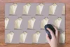 MuchoWow® Schreibtischunterlage Origami - Katze - Muster Produktbild-Vorschau 3