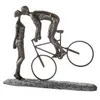 Gilde sculptuur, set van twee, "Kus me", met fietsmotief, Productafbeelding-voorbeeld 1