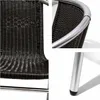 4 Stück Stabiler Aluminuim / Polyrattan Bistrostuhl Produktbild-Vorschau 4