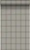 Origin Wallcoverings Tapete Karomuster Hellbraun 53 cm x Produktbild-Vorschau 1