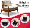 24 Stück Stuhlbeinkappen,Schwarz Schutzkappen für Produktbild-Vorschau 5