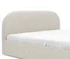 A close-up view of a bed frame with a headboard and mattress. Anteprima dell’immagine prodotto