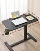 VASAGLE Stehtisch, Beistelltisch mit Rollen, 80 x 45 cm Produktbild-Vorschau 3