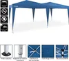 CASARIA® Tonnelle de jardin Capri 3x6m bleu Pop-Up Voir les images du produit 2