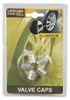 12x bouchons de valve 5 en aluminium anti-pollution voiture Voir les images du produit 11
