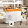 Mobilní kuchyňský ostrov s výklopnou pracovní deskou, Náhled obrázku produktu 10