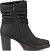 A black women's boot is shown against a white background. Produktbild-Vorschau
