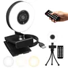 CkeyiN 4K Webcam mit Ringlicht PC Kamera Streaming Kamera Produktbild-Vorschau 15