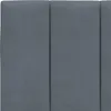vidaXL Coussin de tête de lit "Hanko" gris foncé 160 cm Voir les images du produit 9